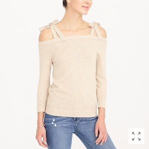 Jcrew beige sweater top